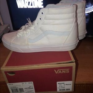 High Top Vans White